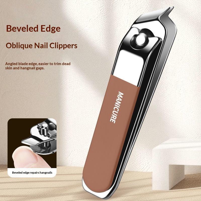 Anti Splash Nail Clipper Manicure Pedicure Set 5/6/7/8 Pcs Portable Durable Nail Scissors for Personal Nail Grooming
