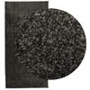 ISTAN High Pile Shiny Rug In Anthracite 100 X 200 Cm