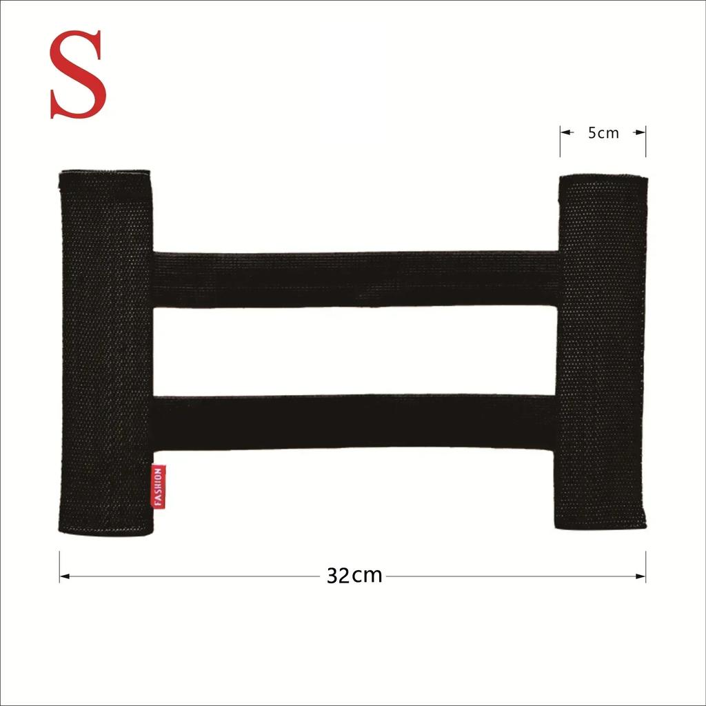 Seat Back Fixed Mesh Bag Car Trunk Elastic Mesh Fixing Strap Fire Extinguisher Holding Strap Luggage Interior Organizer Bag