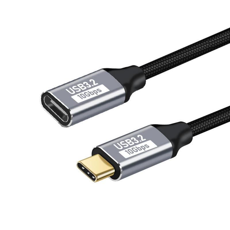 

Кабель для быстрой зарядки PD 100 Вт 5 А Тип USB C 3.1 Gen 2 Папа-Мама Удлинитель Угол 90 10 Гбит/с USB C Удлинитель Кабели для передачи данных 3m