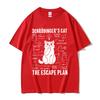 Schrodinger Cat Lovers Funny Meme Tshirt Summer Unisex Women Casual Cotton Vintage Streetwear Unisex Oversized Short Sleeve Tees