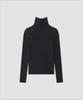 Deolil Button-Up Turtleneck Knit_Charcoal