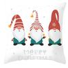 New Christmas Dwarf Pillow Cover Christmas Cute Dwarf Peach Skin Cushion Cover