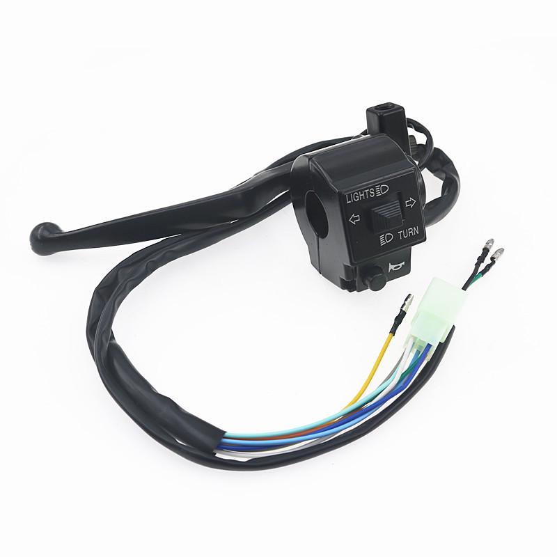 Motorcycle Handlebar Switch Assembly for Suzuki GS125/GN125: Left & Right Holder Accessories