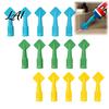 Seal Dresser for Home Improvement 5Pcs Caulk Tip Tools Caulking Tips Set with Nozzle Adapter Plastic Durable Glue Spreading Applicator Reusable