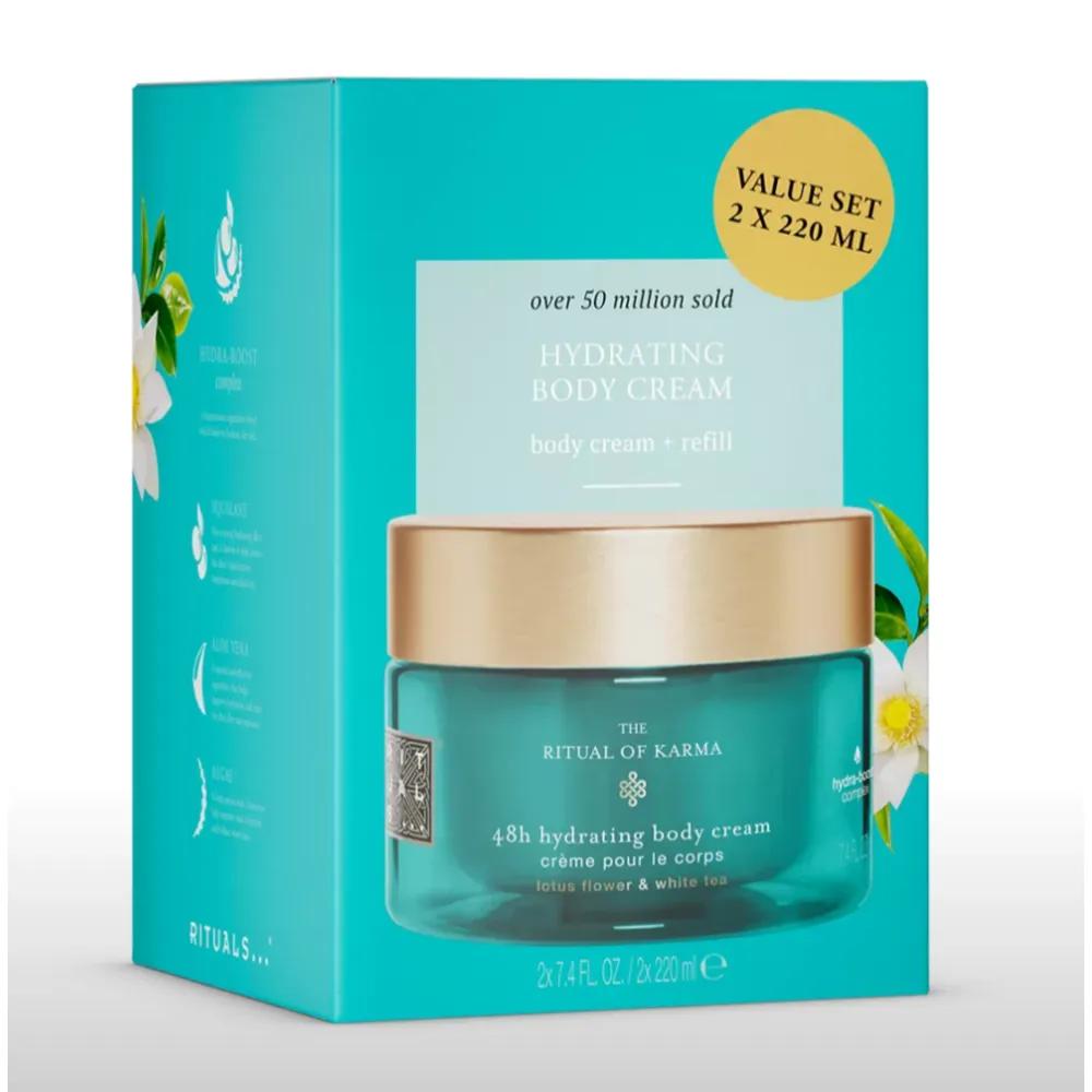 RITUALS Крем для тела 220 мл + Набор сменных блоков 4 шт. Комплект Rituals Крем для тела 2. Jing