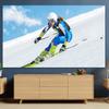 Professional Projector Screen Foldable Design 30°Viewing Angle Improved Brightness For Home Theater Optical Coated