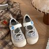 Women Thick Soled Sports Shoes High-end Student Flat Shoes Breathable Comfortable and Lightweight Mesh Surface