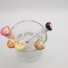 Rotating Cartoon Crystal Eyelash Brush: Portable Makeup Tool