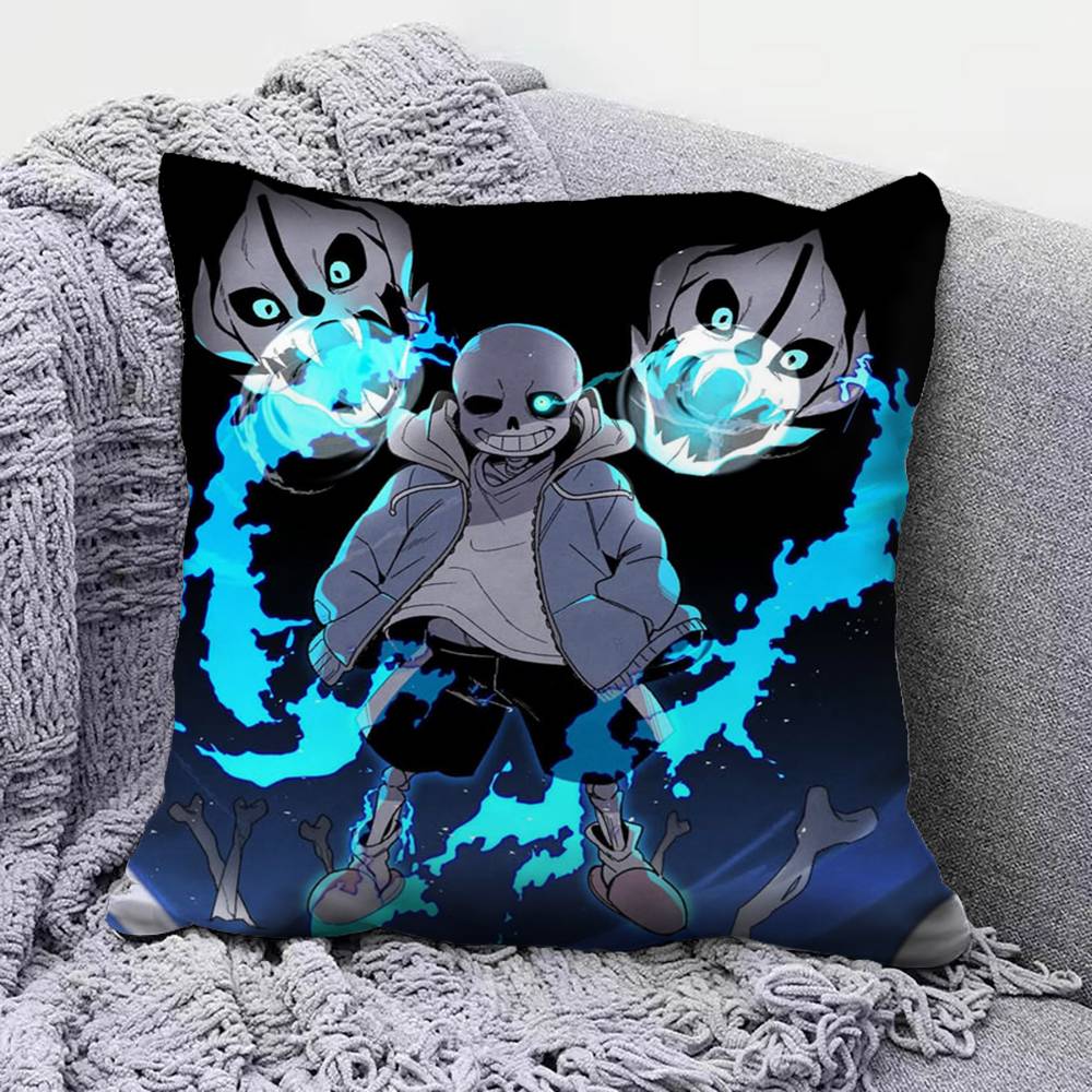 Classic Sans Undertale Game Cool Pillow Covers Home Sofa Cushion Covers and Aecorative Custom