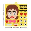 1Set 30CM Family Members Style Emotion Changing Felt Facial Expression Interaction Game Props Birthday Gifts Party Souvenir ZYF