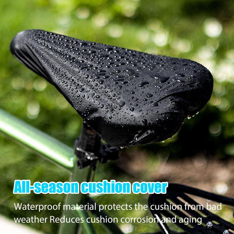 1 Pc Bike Seat Cover Bicycle Saddle Cover Protective Lightweight Waterproof Wear-Resistant Cushion Outdoor Biking Guard