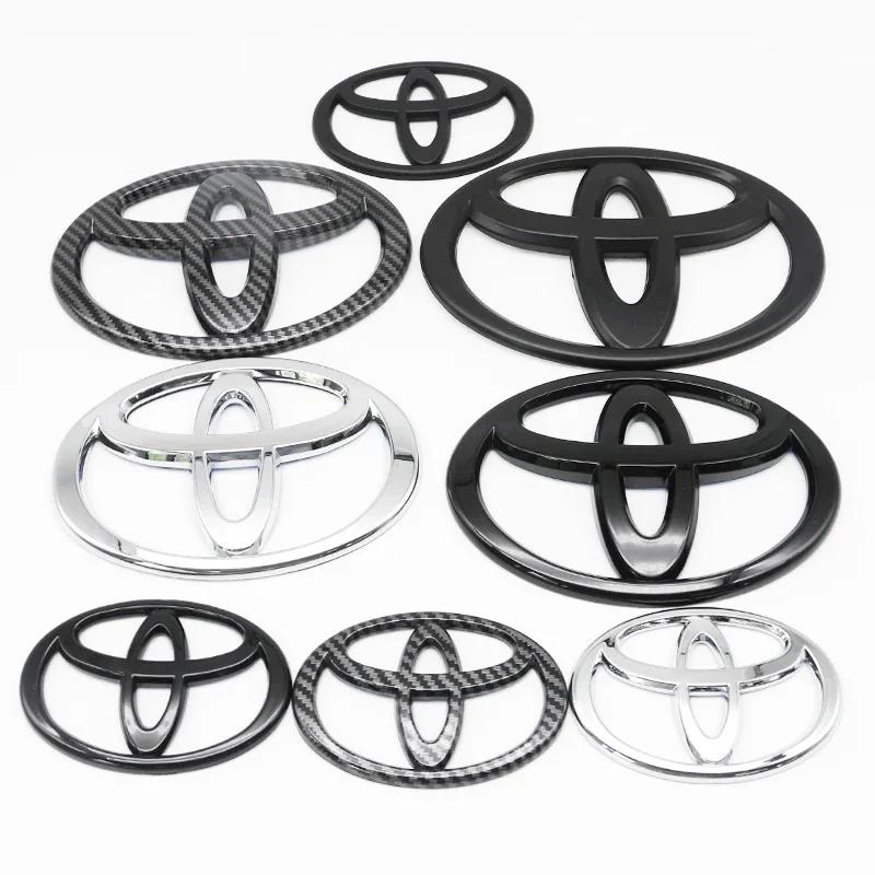 Toyota Logo Merke Foran og Bak Logo Klistremerker For Toyota RAV4 Camry Corolla Ralink Yaris Ruizhi Highlander Bagasjerom Logo Klistremerker