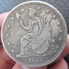 Old Morgan US Dollars 1872 Commemorative Coin Collecting Currency Die Casting
