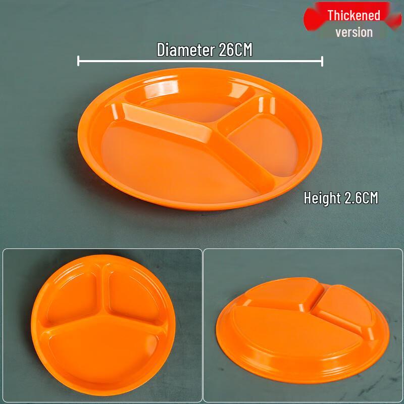 Commercial Melamine Divided Food Tray