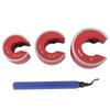Copper Tubing Cutter Set with 1 2in 3 4in 1in Cutters For Automobile Brake Lines Cooling Lines