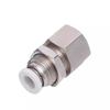 Pneumatic Bulkhead Mount Hose Fitting Connector - MPMF Series (4/6/8/10/12-M5/01/02/03/04)