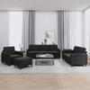 VidaXL 4-Piece Sofa Set, Seats with Cushions, Sofas with Armrests and Backrest, Furniture with Footrest Living Room, 3201949