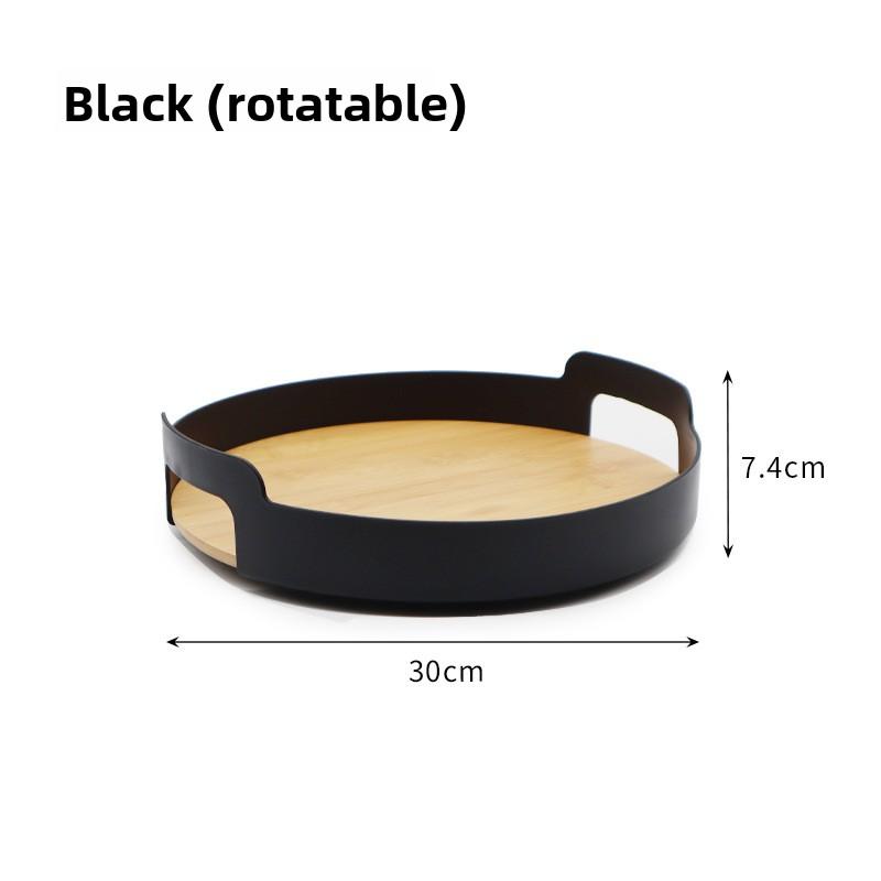 Multi-functional Storage Tray, Fruit Tray, Storage Tray, Dinner Plate, Tea Tray, Bamboo Panel, Desktop Decorative Tray