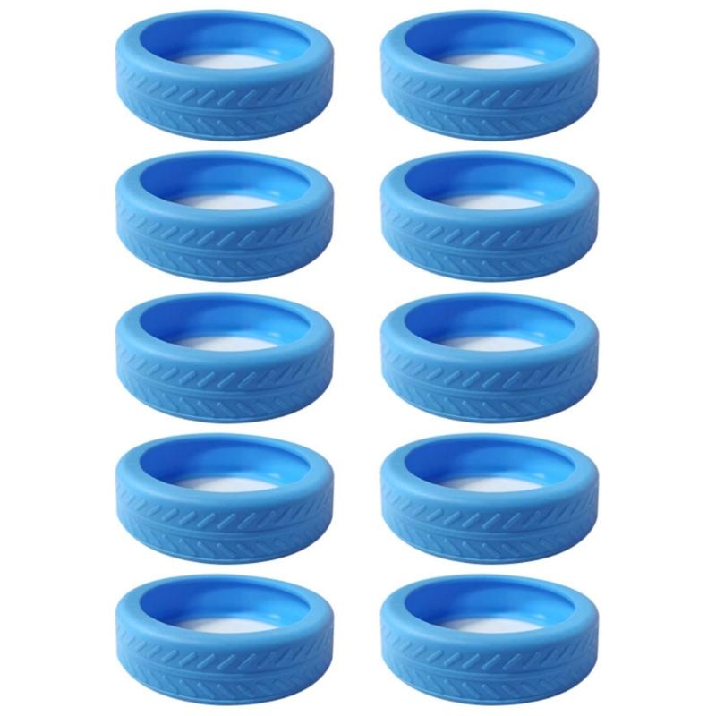 10pcs Silicone Wheel Cover for Luggage Absorb Shocks and Protect Your Suitcase Fashionable Wheel Accessory