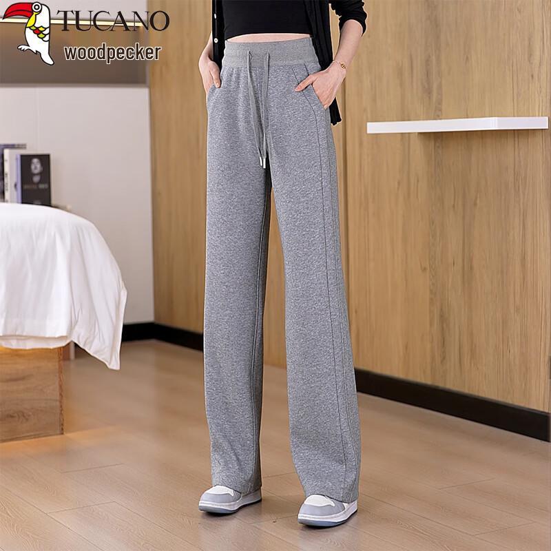 Woodpecker Women's High-Waist Straight-Leg Casual Sweatpants