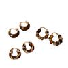 Japan And Korea Maillard Retro Autumn And Winter Women'S Stud Earrings Design Temperament High-End Earrings Factory