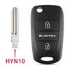 For Kia K5 Verna Picanto Sportage For Hyundai I20 I30 Ix35 I35 Solaris Rio Elantra Accent 3Button Remote Flip Car Key Shell Case
