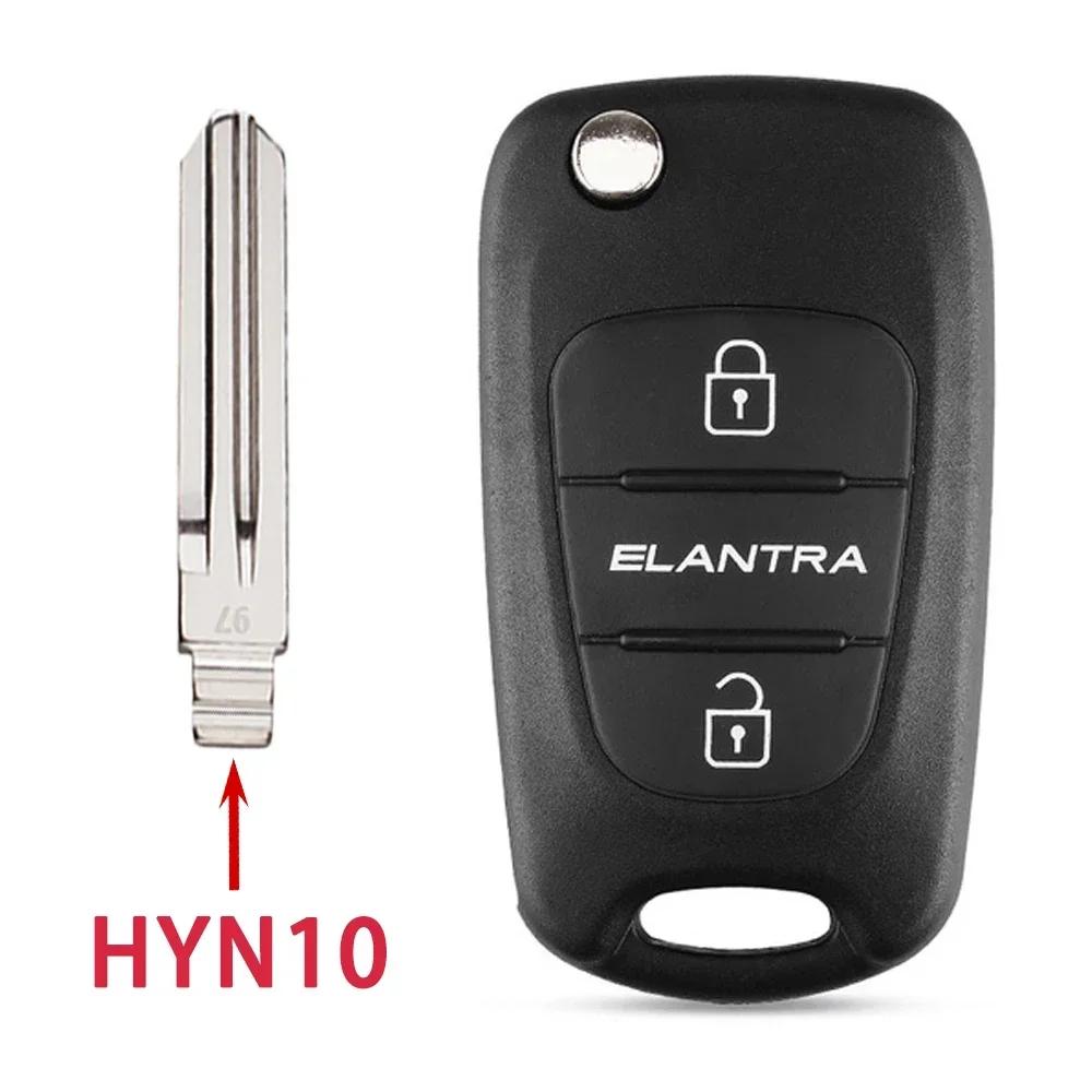 For Kia K5 Verna Picanto Sportage For Hyundai I20 I30 Ix35 I35 Solaris Rio Elantra Accent 3Button Remote Flip Car Key Shell Case