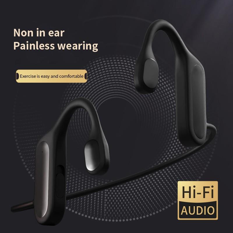 Los auriculares inalámbricos Bluetooth no entran en el oído, movimiento, tránsito de sonido