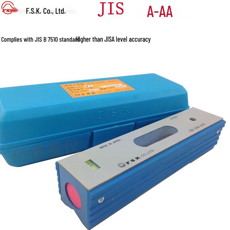 Japan FSK Fuji FLA1-150 Precision Bubble Level Ruler 150/0.02mm, JIS A Grade
