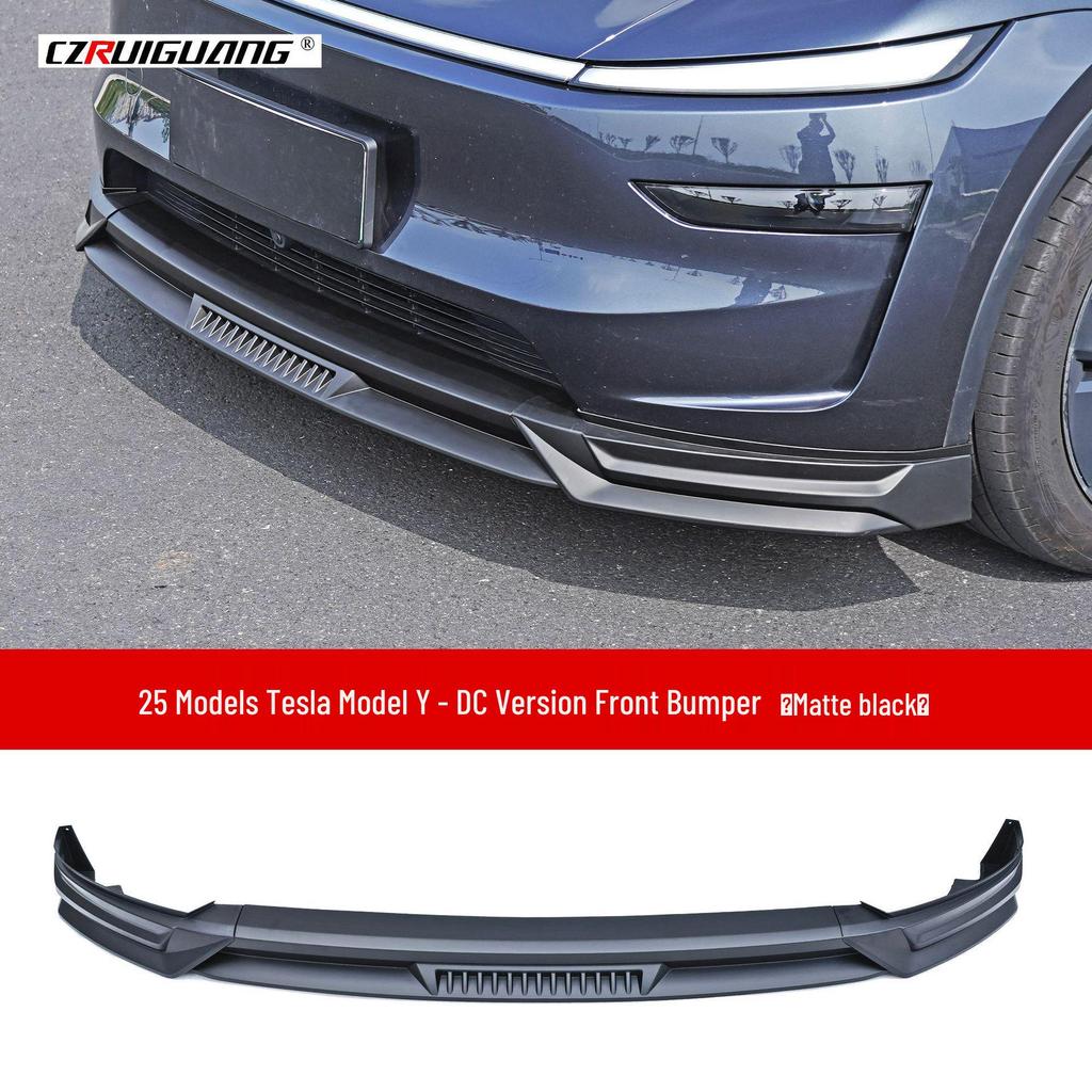 Tesla Model Y 2025 Body Kit: Rear Spoiler, Front Lip, Side Skirts, Tail Wing, Rear Diffuser, and Lip Extensions