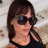 T-shaped large-frame sunglasses, new European and American fashion ins sunshade sunglasses, trendy street sunglasses for women