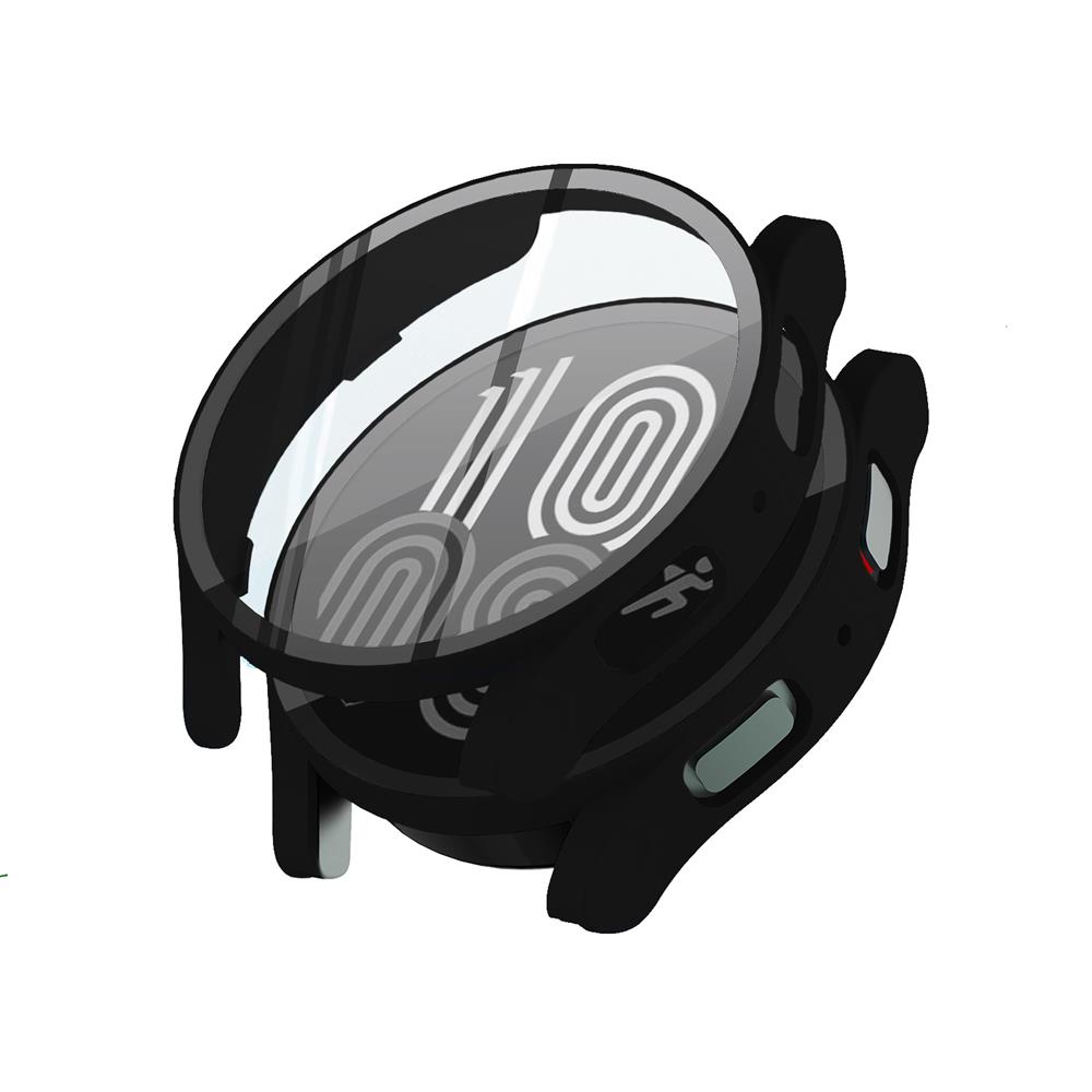 

Glass+Case for Samsung Galaxy Watch 5 pro 45mm accessories PC Bumper Cover All-Around Screen Protector Galaxy watch 5 40mm 44mm Galaxy watch 5 40mm чёрный