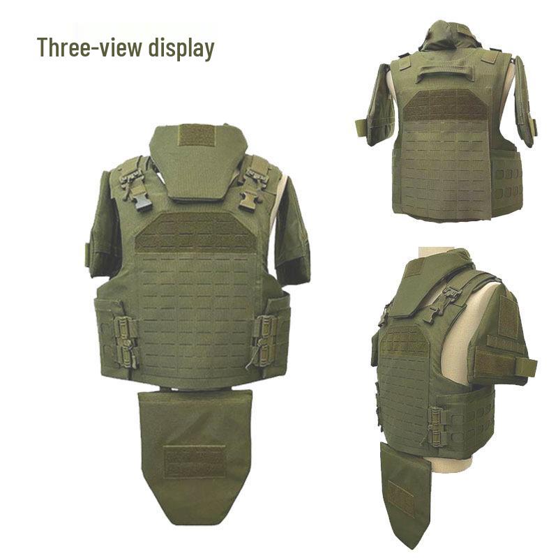 Level IIIA Quick Release Tactical Vest with Laser Cut MOLLE System and Anti-D Clothing