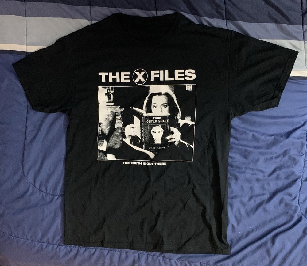 The X Files movie tshirt, classic unisex shirt, retro black shirt QT713 S разноцветный