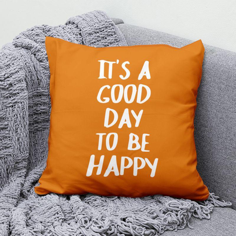 Light Luxury Orange Geometric Pillow High-end Home Living Room Sofa Office Seat Cushion Core Pillow Cover
