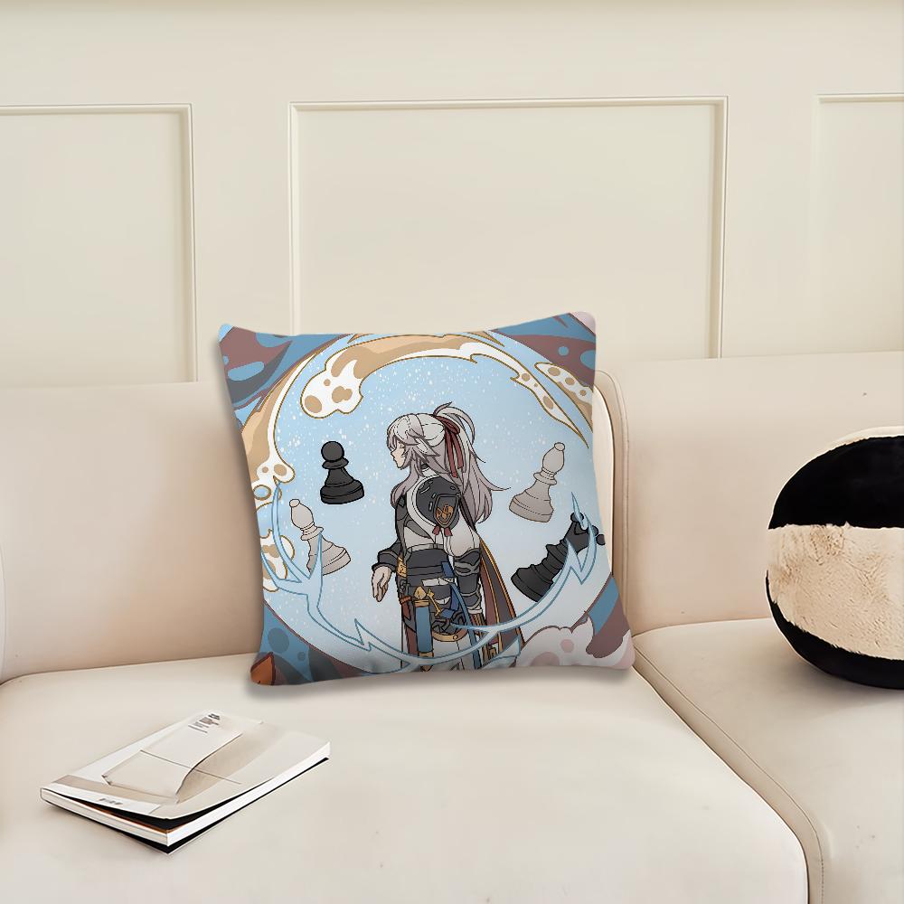 Game Honkai Star Rail cushion cover Pillow Cover Decoration Room Home Sofa living Office Car Nordic Simplicity