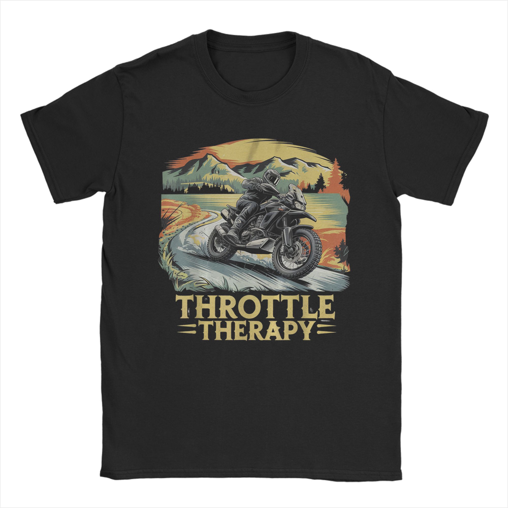 Therapy is Expensive Wind is Free SupersportsUnisex Sports Bike Cotton T Shirt For Unisex Summer  Y2K Funny TShirts O Neck Tee Shirt S
