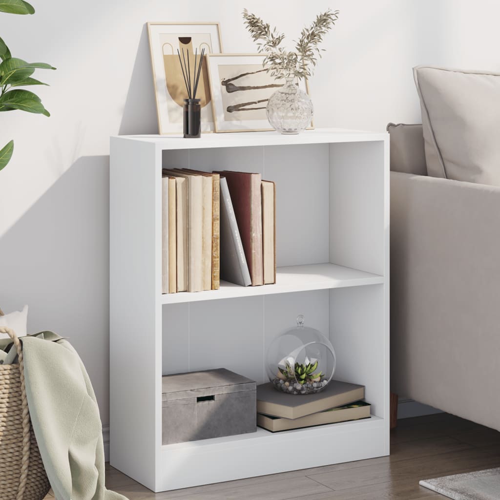 Bookshelf White 60 x 24 x 76 cm Particleboard
