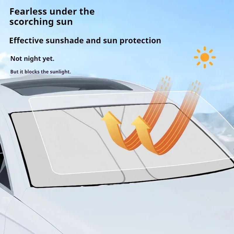 Windshield Sunshade For Kia Sportage NQ5 2023 2024 2025 Sun Shade Blocks UV Rays Keep Your Car Cooler
