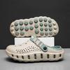 New Men Sandals Outdoor Soft Thick Sole Slides Breathable Sandals Non-Slip Garden Clogs Lightweight Summer Beach Slippers