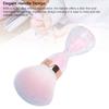 Soft and Fluffy Bristle Soft Nail Dust Brush Hourglass Nail Powder Remover Brush  DIY Manicure