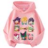 Kids Dragon Ball Z Gohan Print Hoodie Polyester Anime Tshirt Unisex Boys Girls Clothing 100 160cm Cartoon Pullover