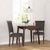 VidaXL Dining Chairs Cushions 2 Pcs Brown Solid Rubber Wood, Dining Chair, Chair, Living Room Chair, Chairs At 4102487