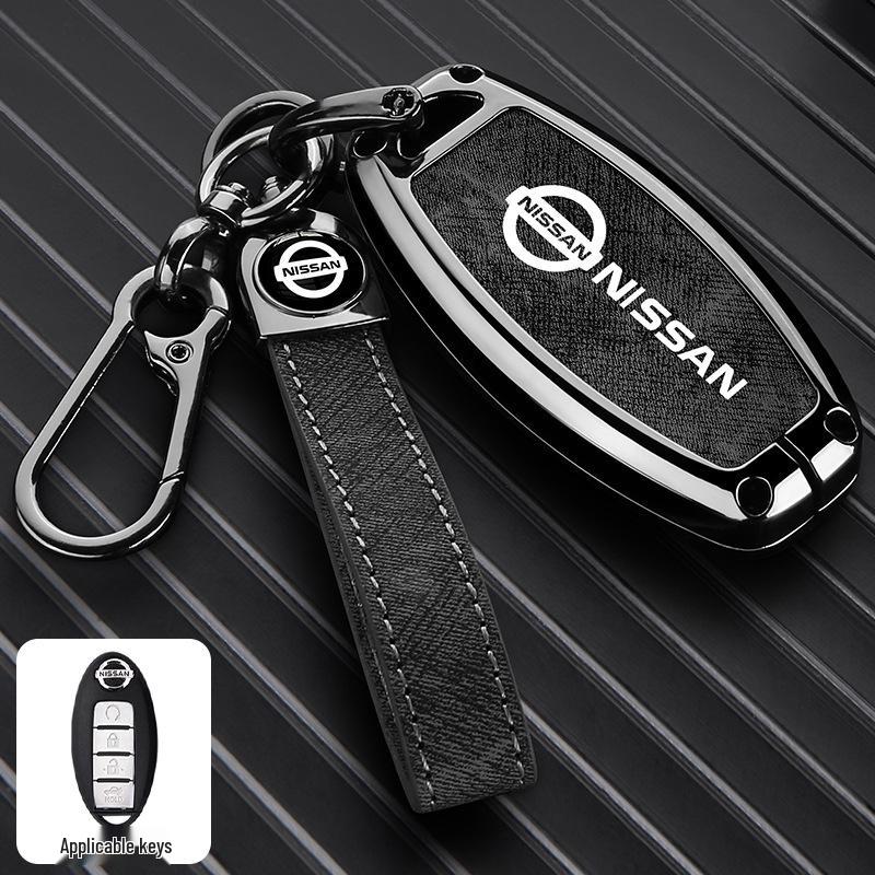 Nissan Key Case: Metal Cover for Sylphy, Terra, Tiida, Qashqai, Murano, Kicks