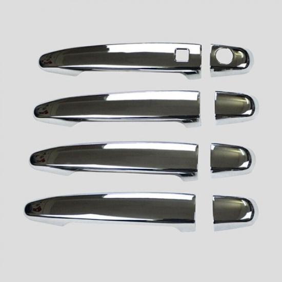 For Toyota Highlander 2008 2009-2013 Cover Trim Car Door Side Handle 8pcs Chrome