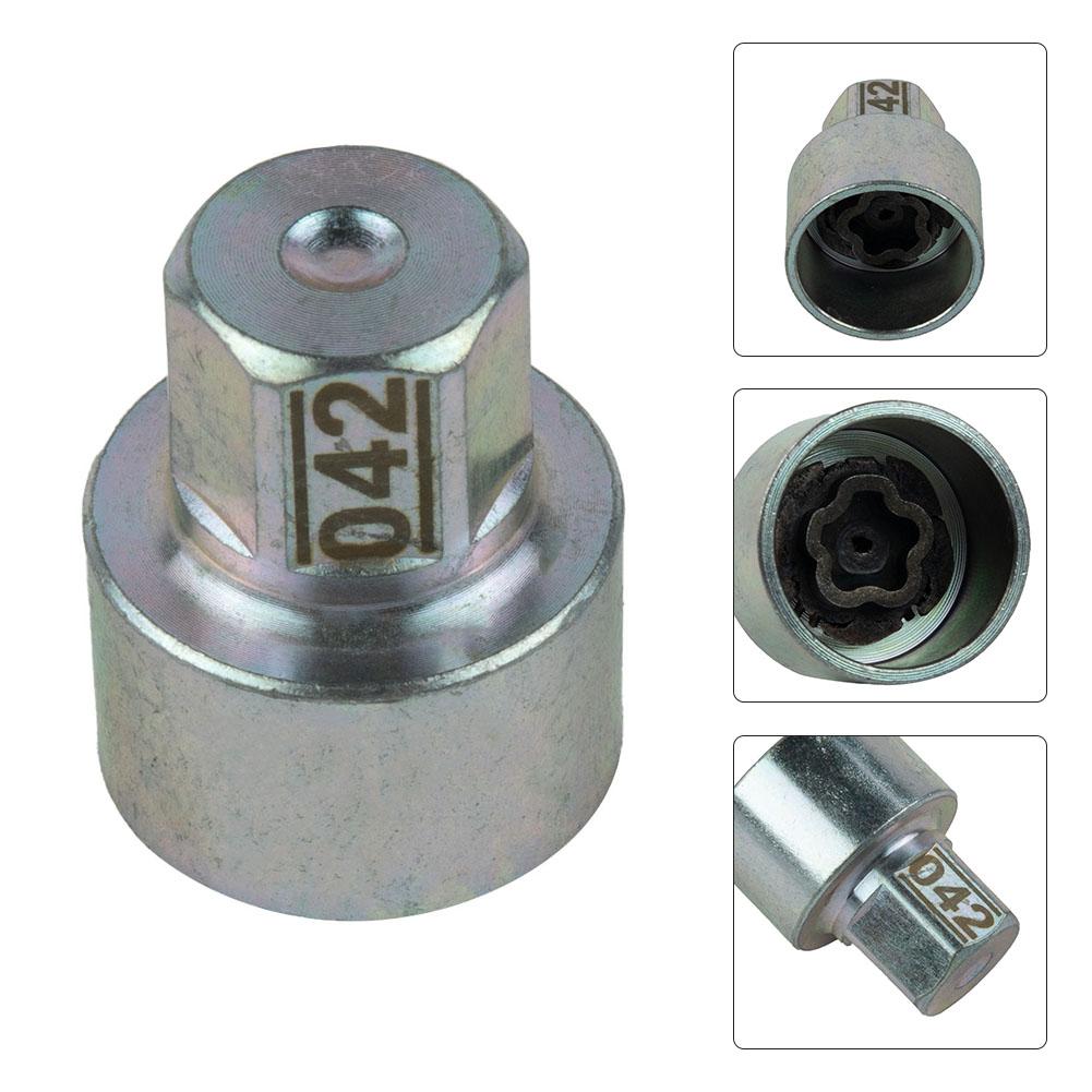 Anti Theft Wheel Lock Lug Nut Bolt #42 Removal Key Socket for BMW F12/F13/F20/F21/F30/F31/F32/F34/F36/F01/F02/F04