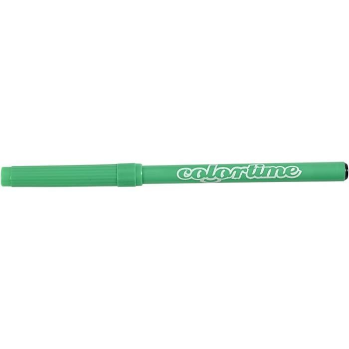 Markers - COLORTIME - Ref 373535 - Bright Colors - Dry Quickly - Vented Caps