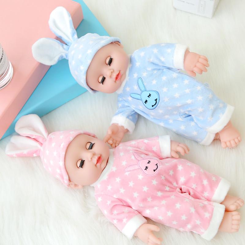 12-Inch White Fashion Doll - Dress-Up, Stuffed Toy for Girls, Playhouse & Reborn Doll