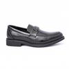 Men Retro Loafers Leather Shoes Formal Business Flats Slip on Shoes Wedding Dress Prom Black Shoes Large Size